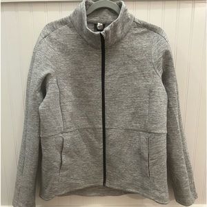Lululemon gray full zip up jacket size 12